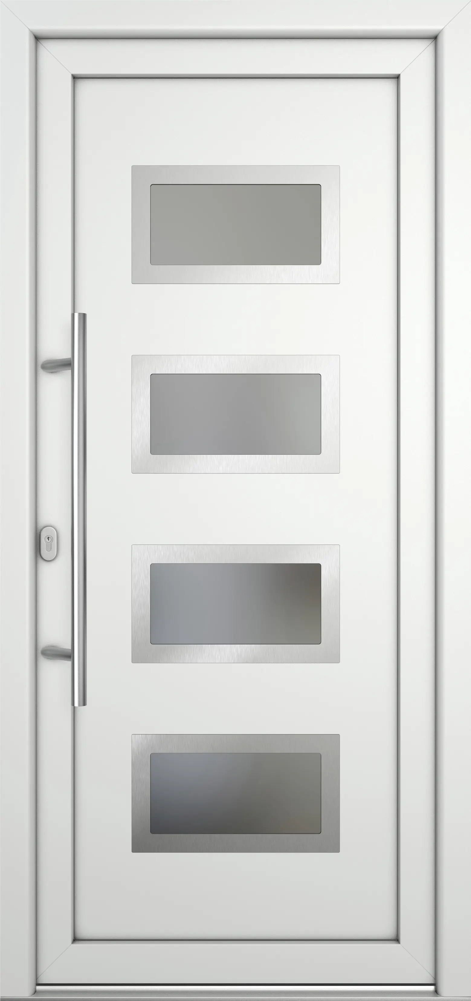 Meeth Haustür Signum Pro PVC Modell 92 88 x 200 cm DIN Links weiß