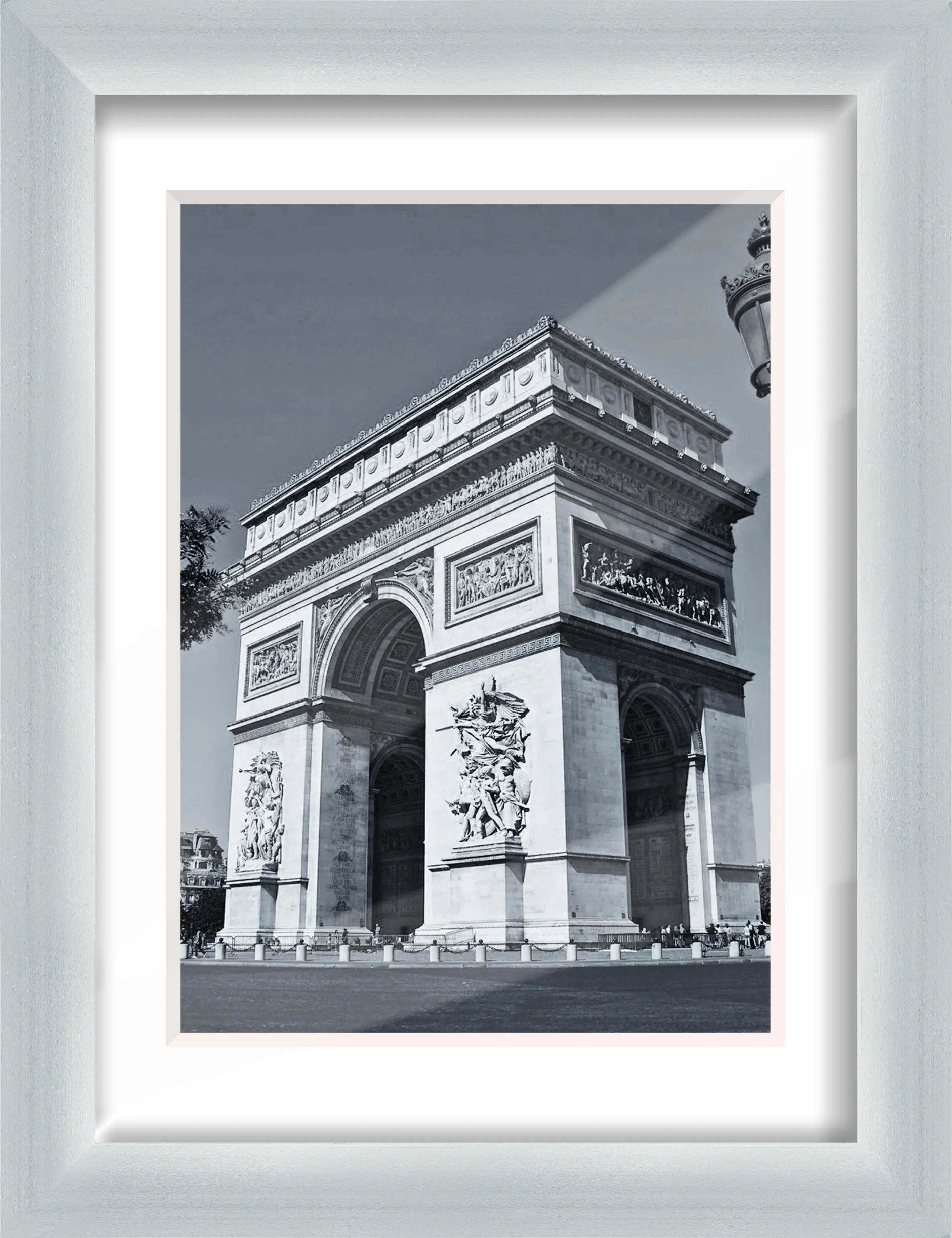 Alu Bilderrahmen Premium silber brushed 18 x 24 cm