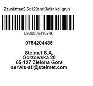 Zaunlatte Kiefer 120 x 5,5 x 2,8 cm kesseldruckimprägniert