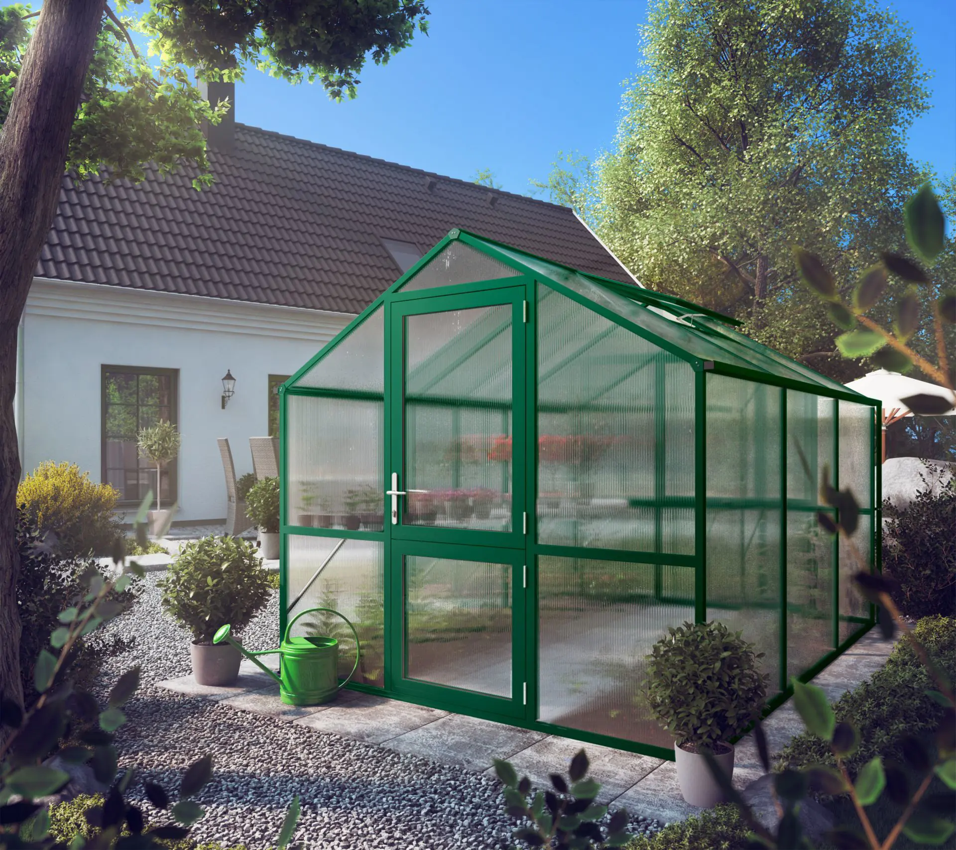 KGT Alu-Gewächshaus Rose III 233 x 323 cm KGT Alu-Gewächshaus Rose III 233 x 323 cm