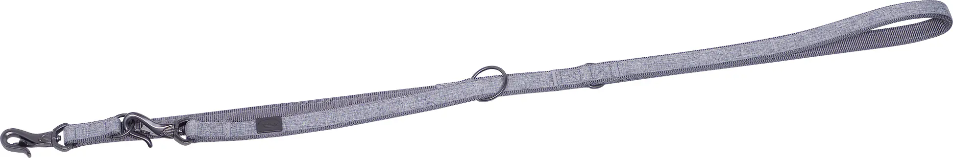 Nobby Führleine Linen Deluxe grau 200 cm