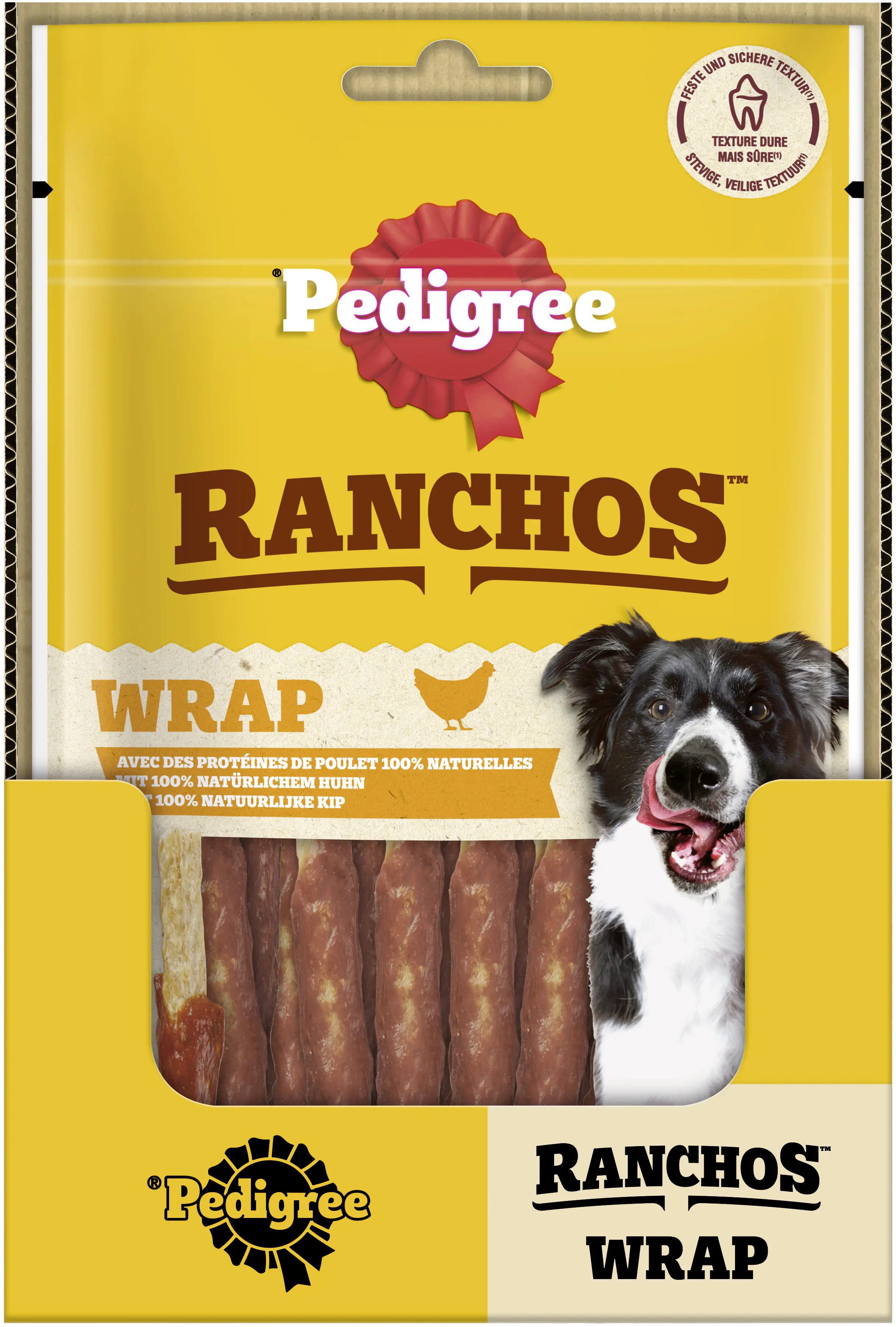 Pedigree Ranchos Hundeleckerli Wrap mit Huhn 60 g