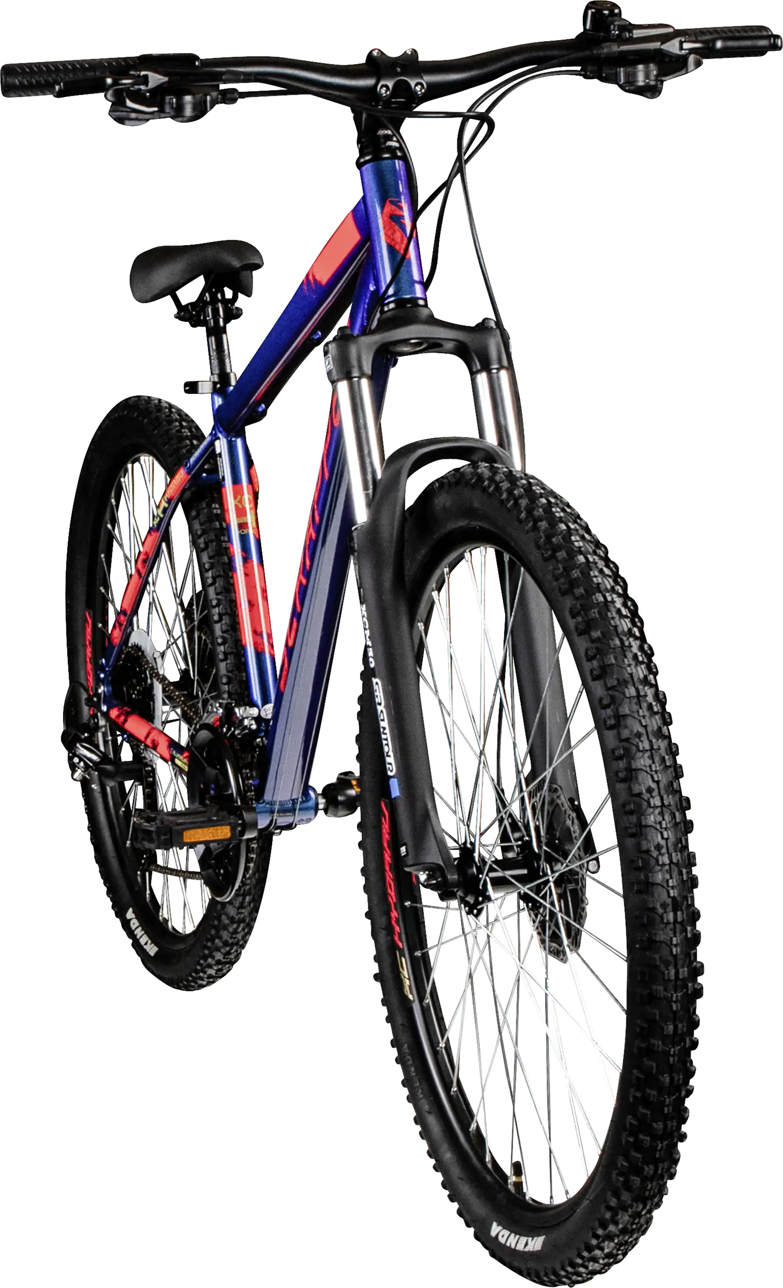 Scrapper Mountainbike XC HYDRAU 2.1 M 27,5 Zoll RH 46cm 24-Gang blau rot Scrapper Mountainbike XC HYDRAU 2.1 M 27,5 Zoll RH 46cm 24-Gang blau rot