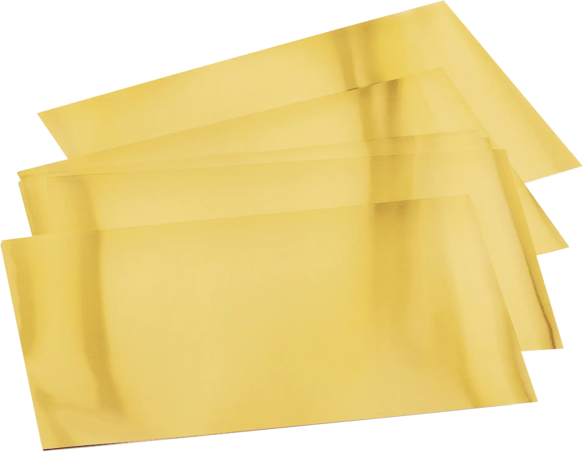Glorex Prägefolie gold Hartmetall 19 x 30 cm, 3 Blatt