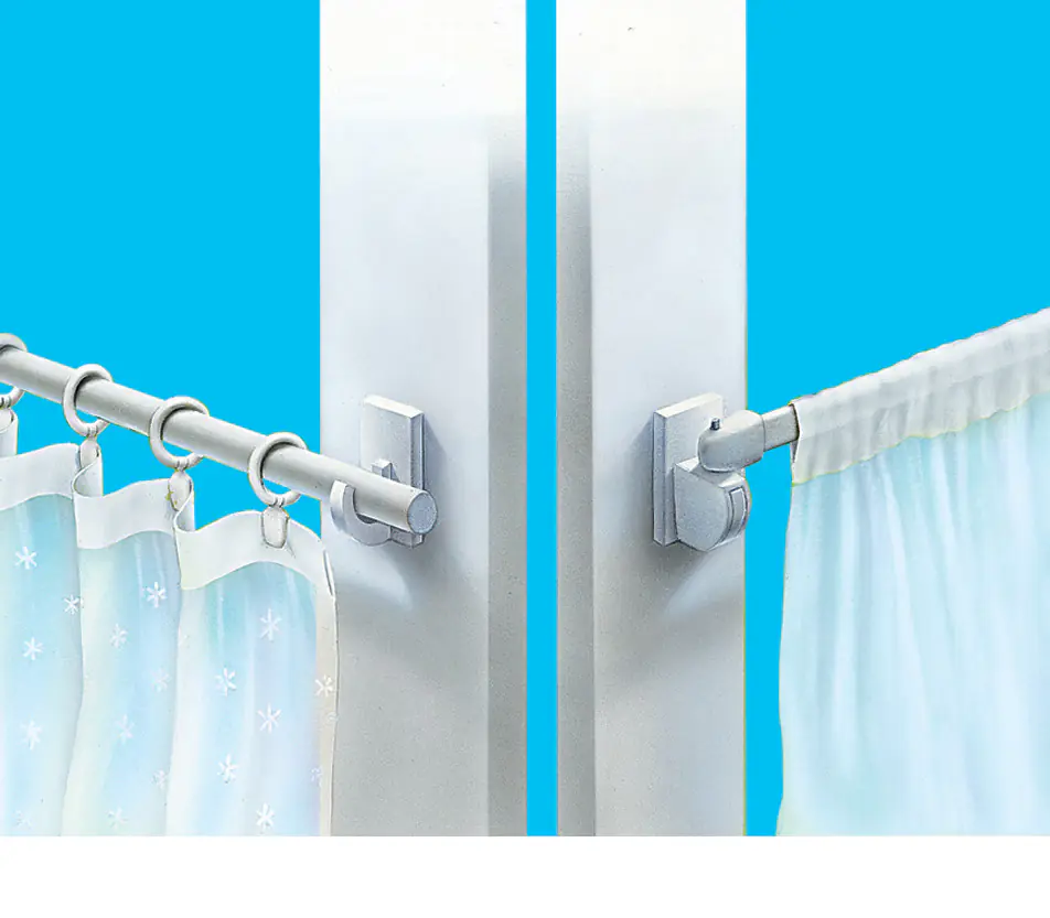 tesa Gardinenhaken Powerstrip 4er-Set, weiß tesa Gardinenhaken Powerstrip 4er-Set, weiß