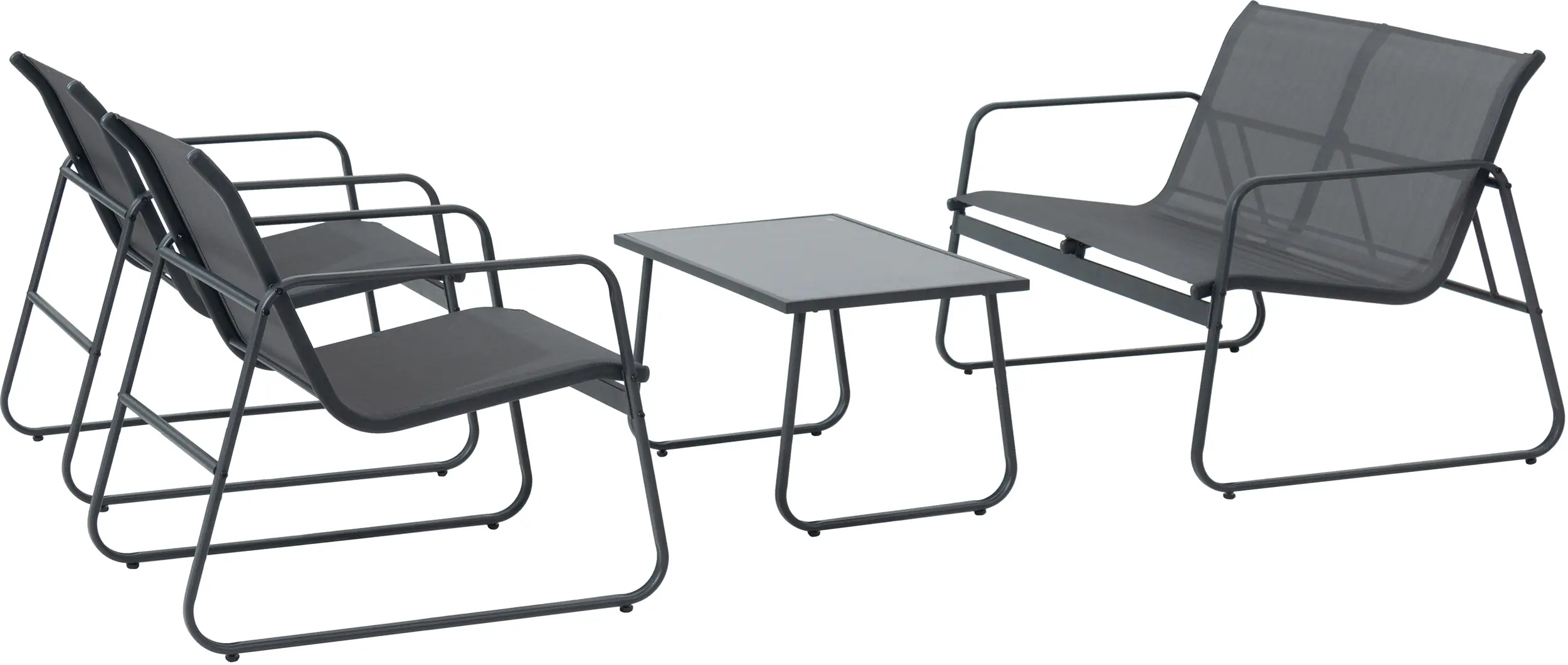 Primaster Gartenmöbel-Set Domaso Stahl