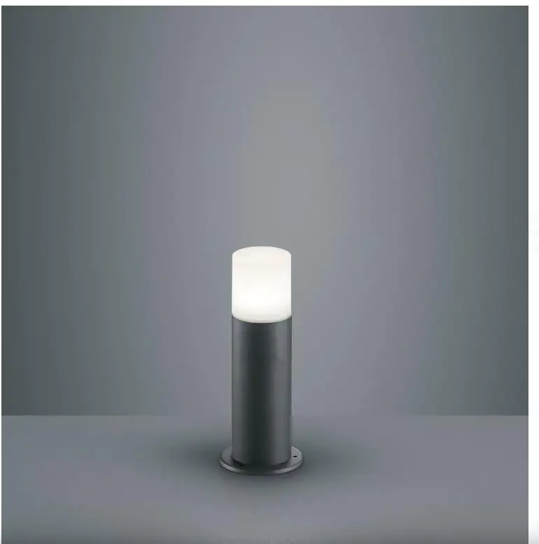 4017807434354 Trio Leuchten Außen-Wegeleuchte Hoosic E27 anthrazit weiß