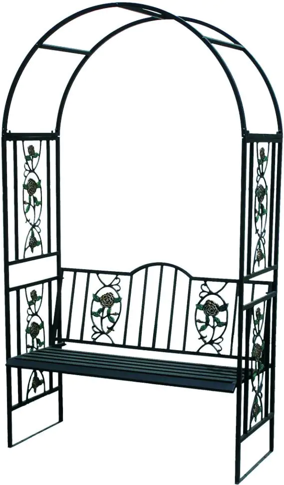 TrendLine Rosenbogen mit Bank 122 x 52 x 213 cm