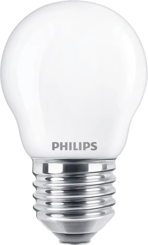Philips LED-Leuchtmittel Filament Tropfenform P45 E27 2,2W warmweiß matt