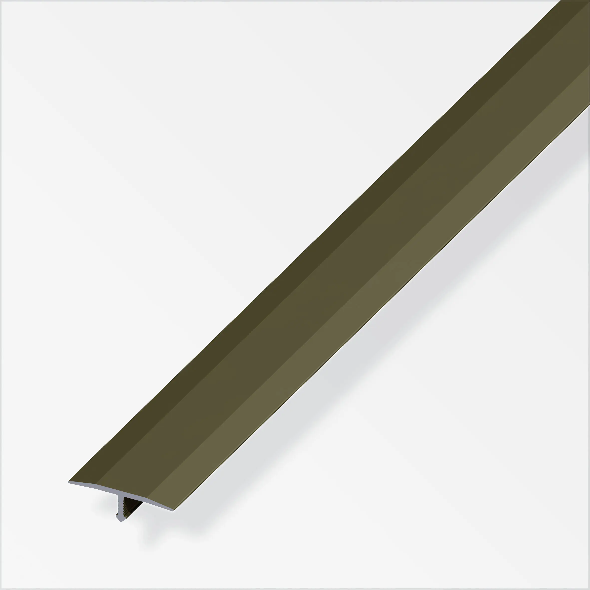 alfer Fugenabdeckprofil 1 m, 6 x 14 mm Aluminium eloxiert bronze