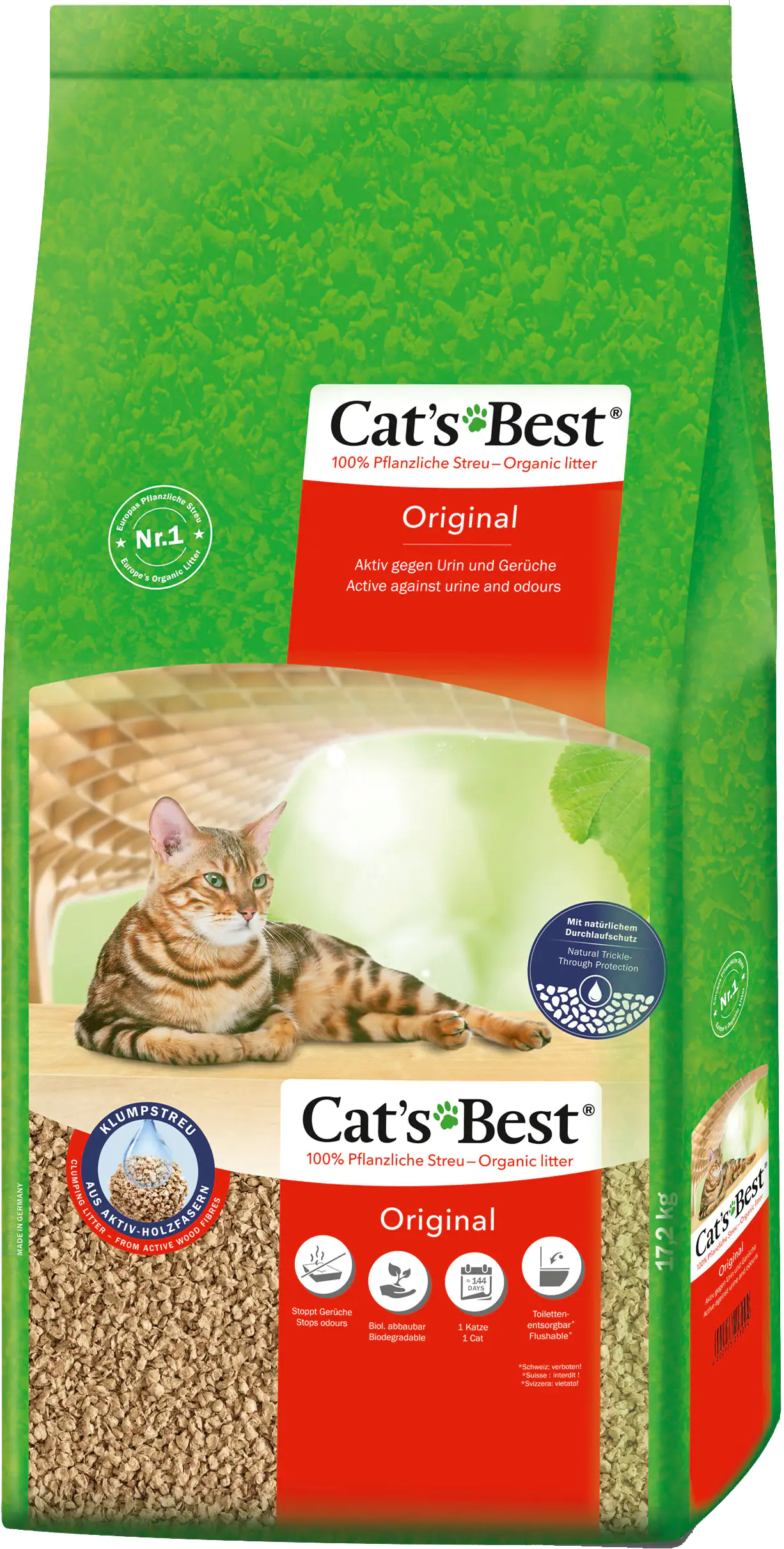 Cats Best Katzenstreu Öko Plus 40 L