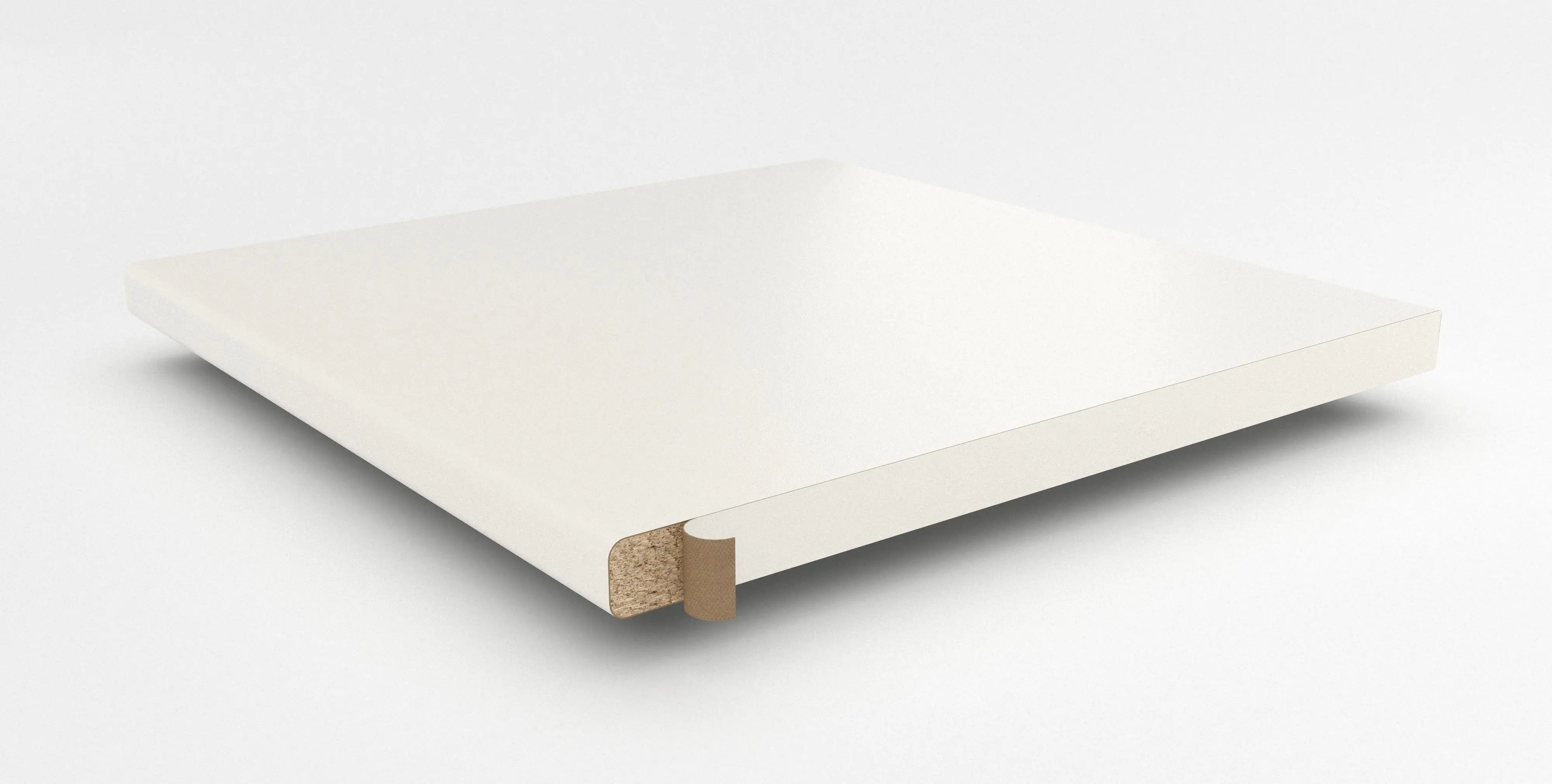 Getalit Umleimer Uni weiß 65 cm, 44 x 0,3 mm, Flex Kante mit Schmelzkleber