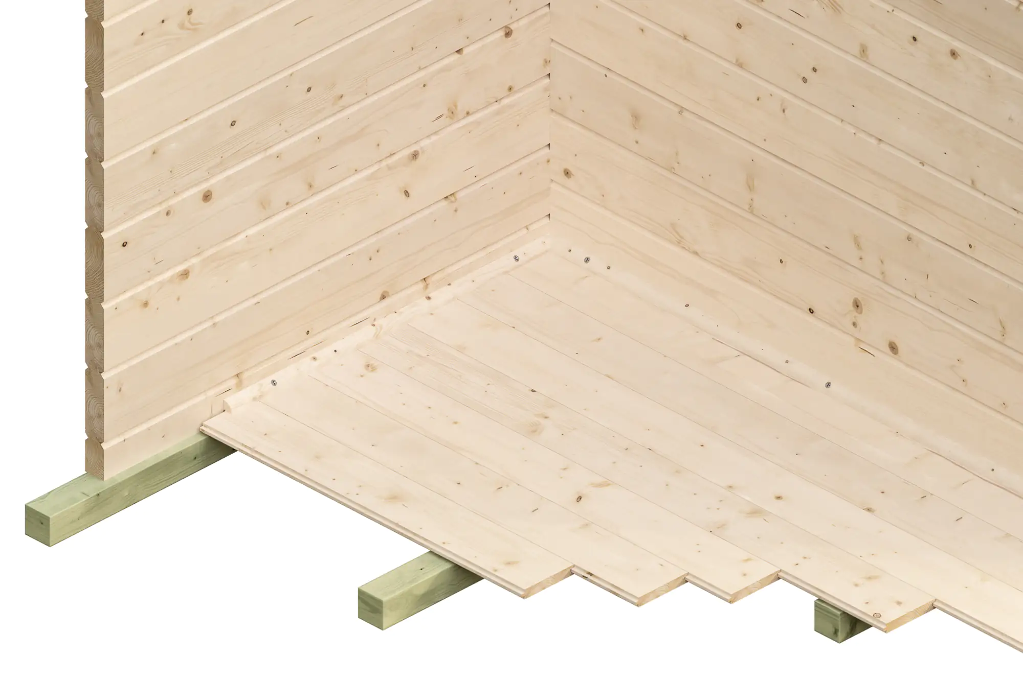 SKAN HOLZ Freizeithaus Lugano 2 420 x 380 cm natur mit Fußboden SKAN HOLZ Freizeithaus Lugano 2 420 x 380 cm natur mit Fußboden