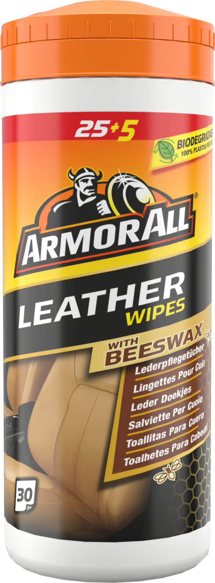 Armor All Lederpflegetücher Auto 25 + 5 Stück