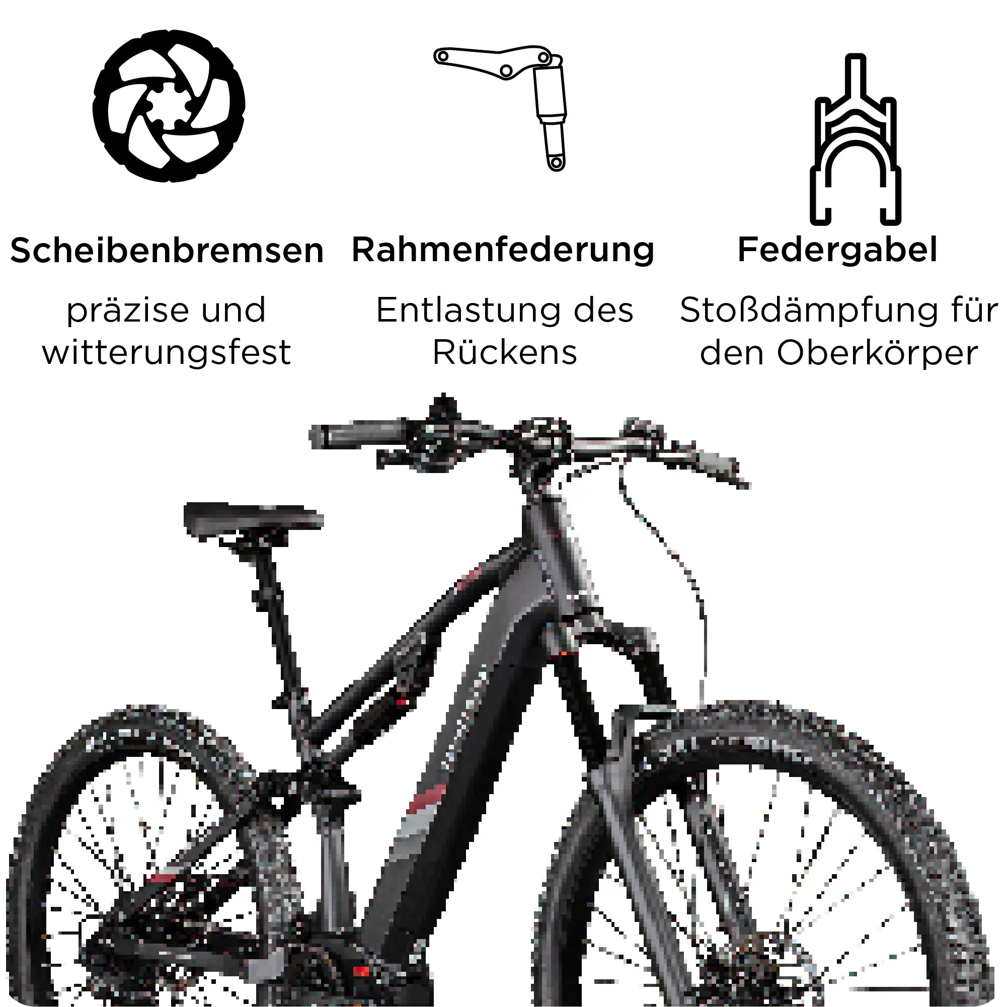 Zündapp E-Bike MTB X1000 29 Zoll 10-Gang 733 Wh schwarz Zündapp E-Bike MTB X1000 29 Zoll 10-Gang 733 Wh schwarz