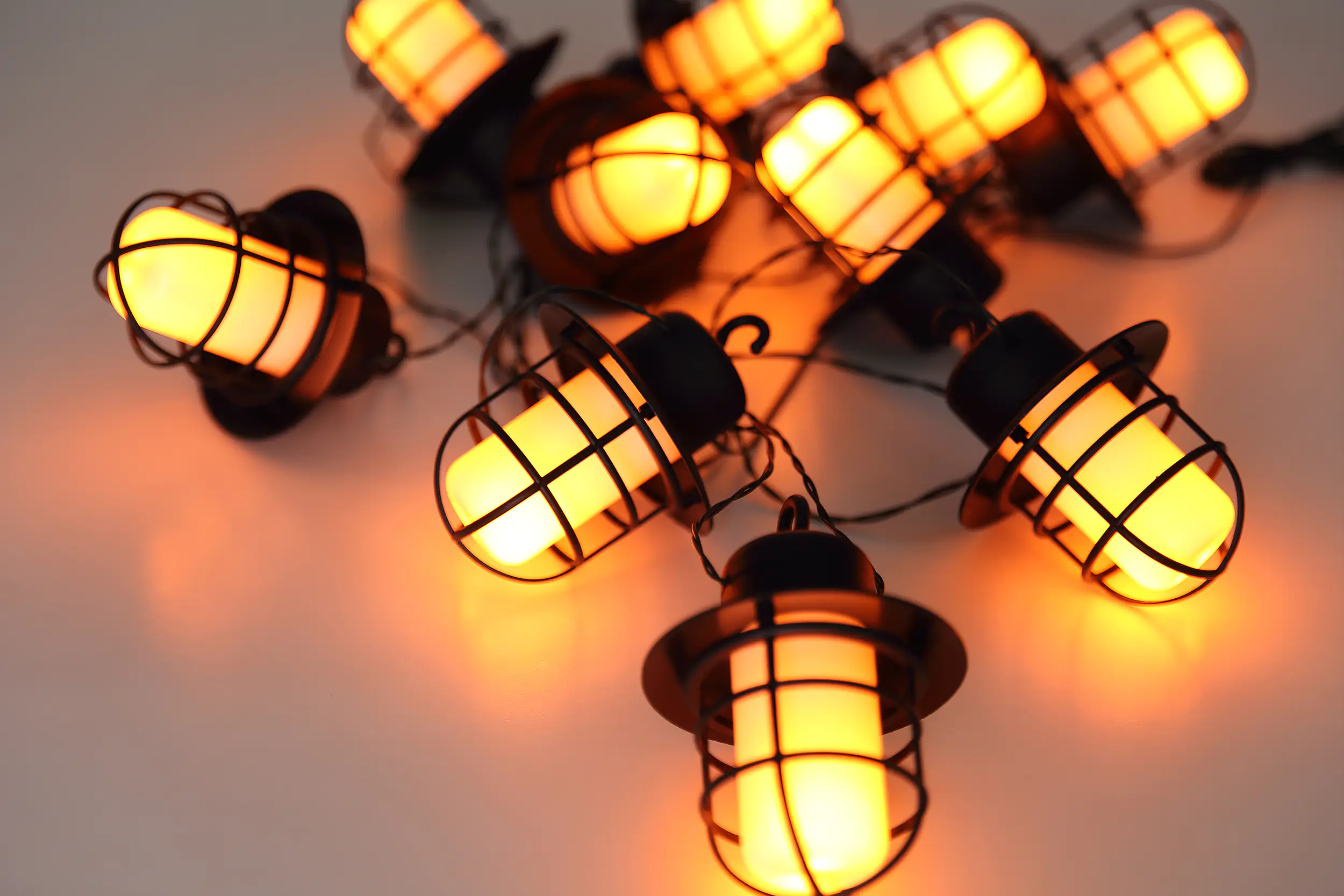 Globo LED Außen-Solar-Lichterkette Laterne 4,8 m 100 LEDs