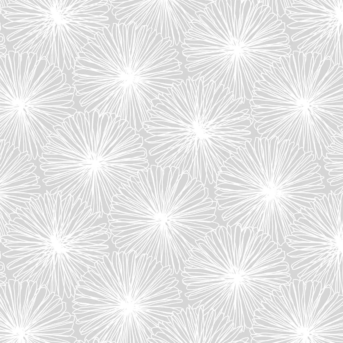 Gardinia Flächenvorhang Bloomy weiß, 60 x 245 cm