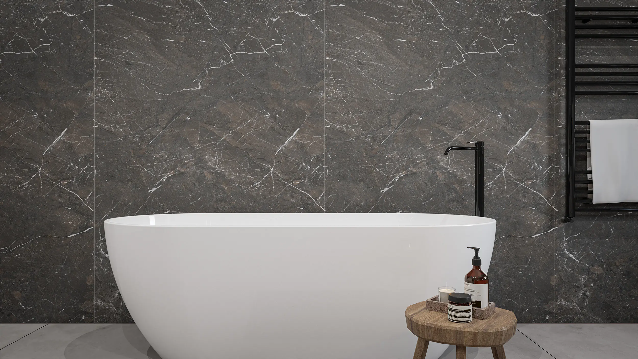 Wetwall Elite Wandpaneel  Rosso Levanto 120 x 242 cm mit Nut & Feder