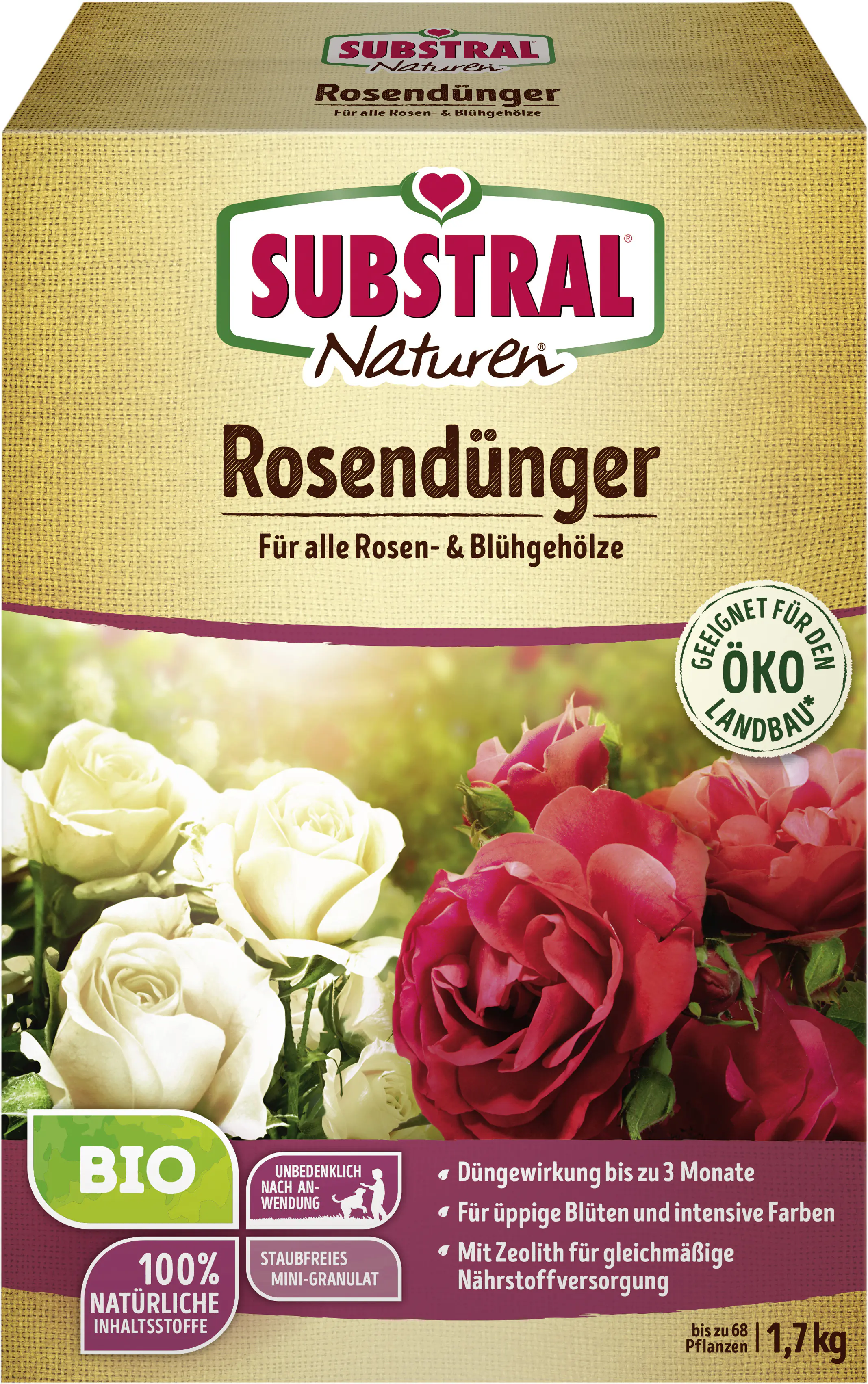 Naturen Bio Rosendünger 1,7 kg Naturen Bio Rosendünger 1,7 kg