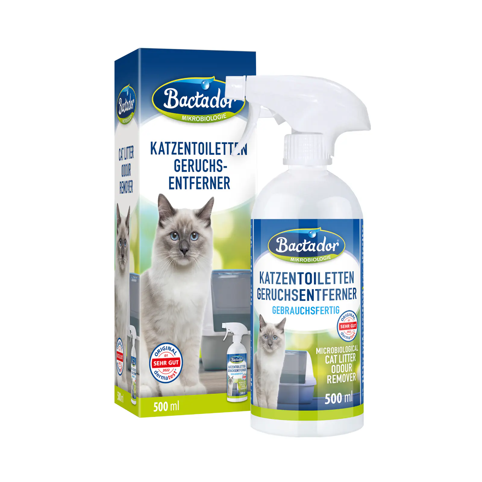 Bactador Katzentoiletten Geruchsentferner 500 ml
