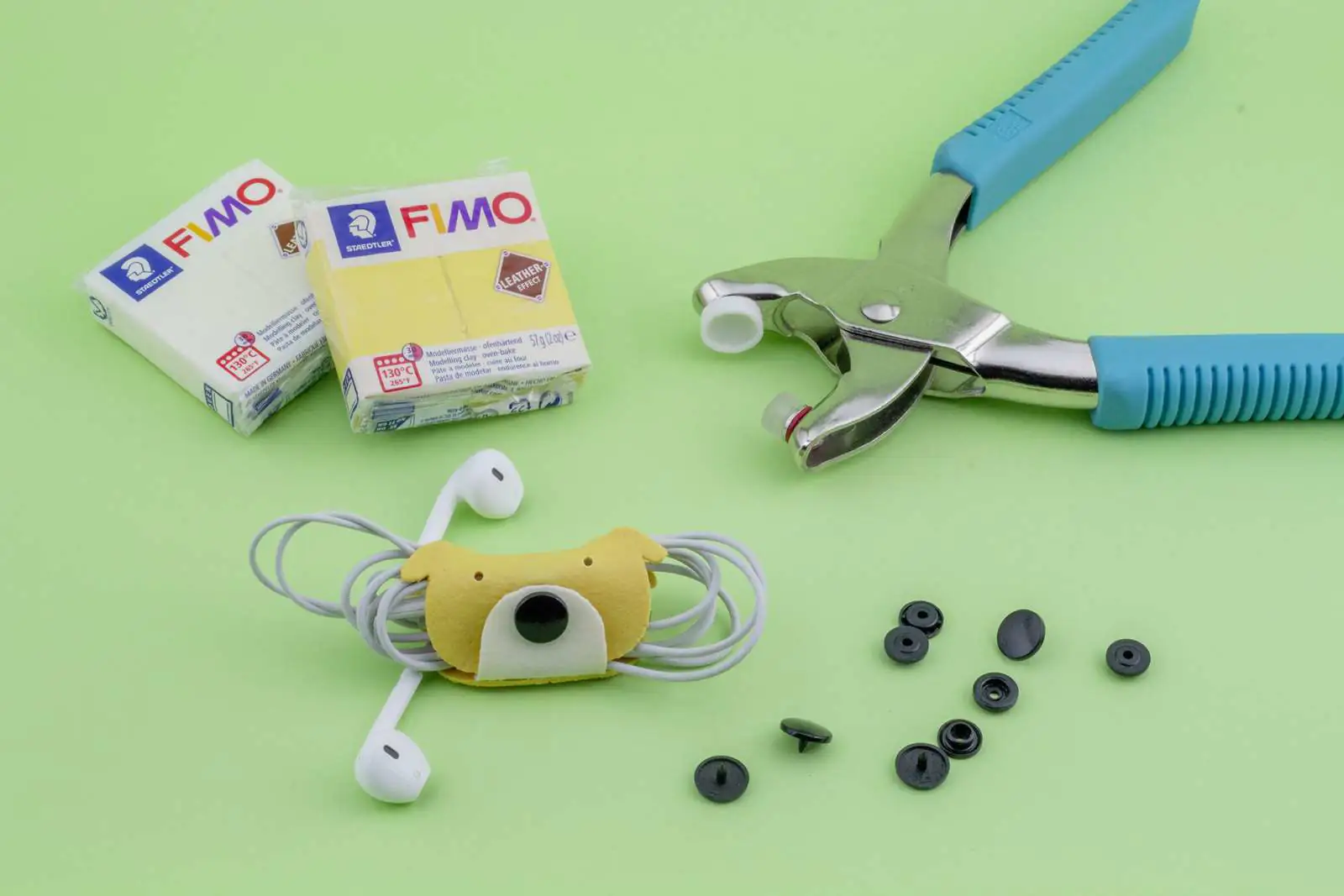 FIMO leather-effect safrangelb 57 g