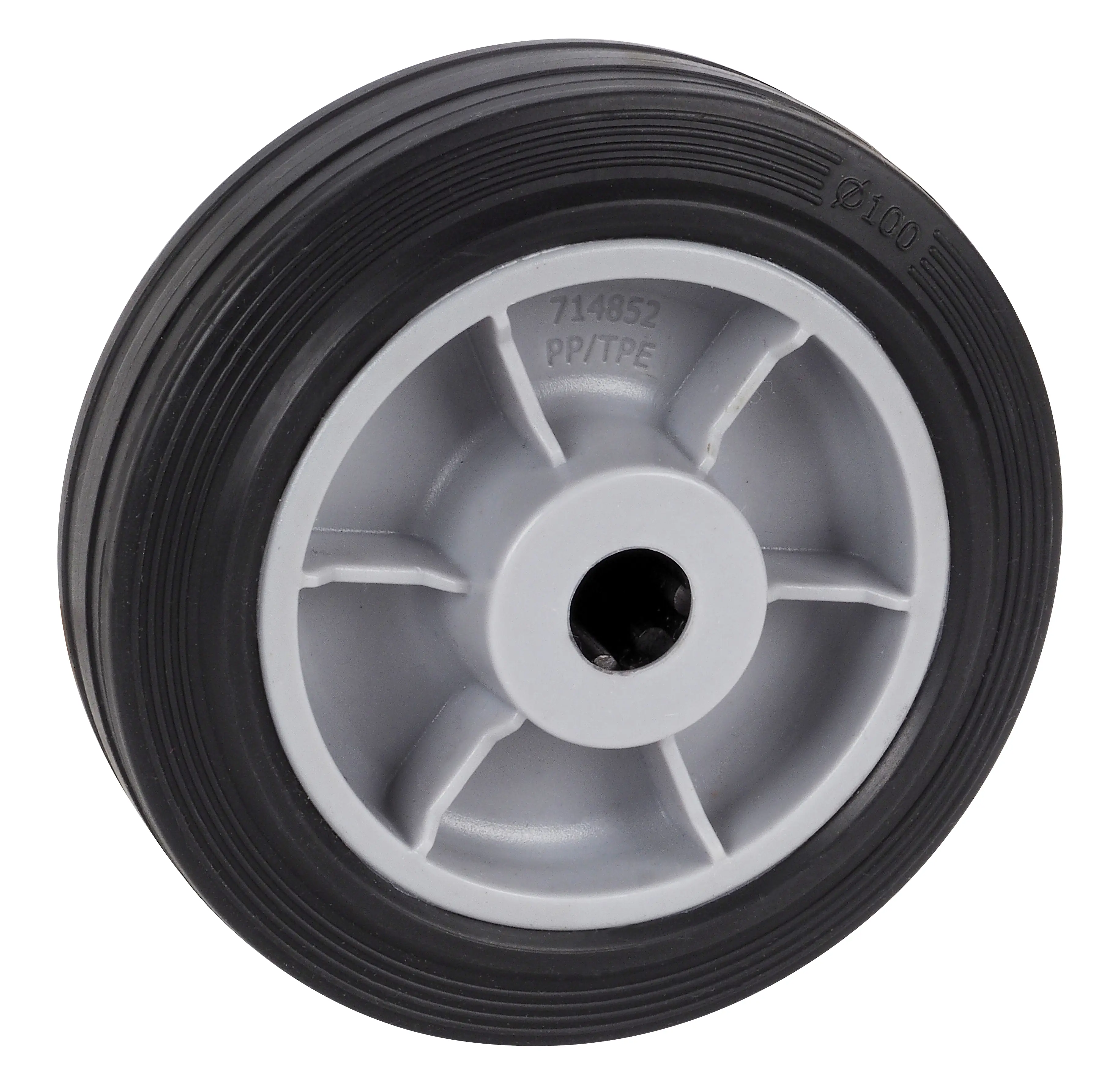 Transportgeräterollen-Rad 100 x 30 mm Tragkr. 70 kg