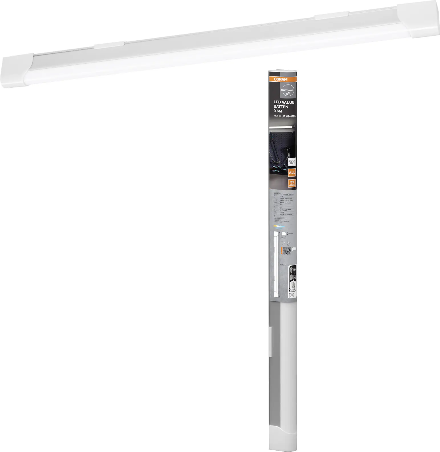 Osram LED Lichtleiste Value Batten 60 cm 10 Watt Osram LED Lichtleiste Value Batten 60 cm 10 Watt