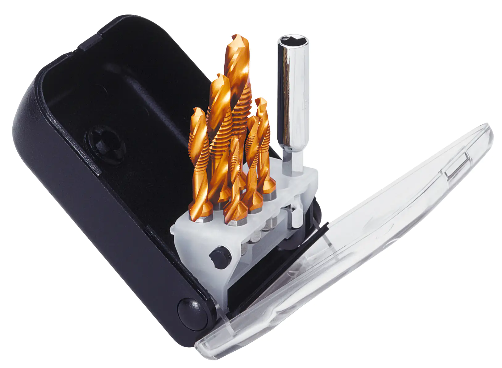 Exact Gewindebohrer SGE Bit-Satz ClipSet B SGE-Bits HSSG M3-M10 TIN