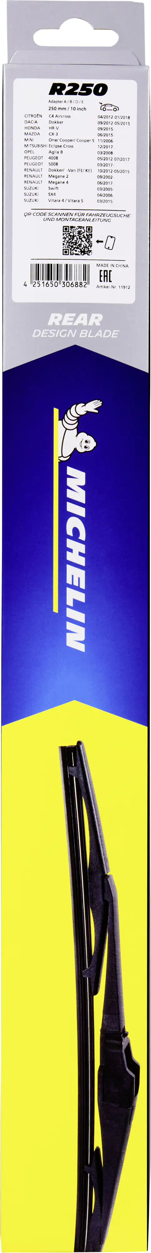 Michelin Scheibenwischer Heck R250 250mm