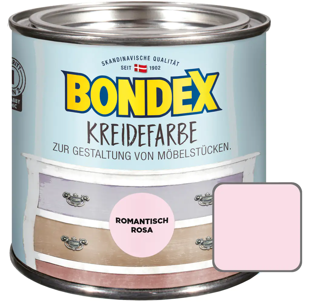 5010426802497 Bondex Kreidefarbe 500 ml romantisch rosa