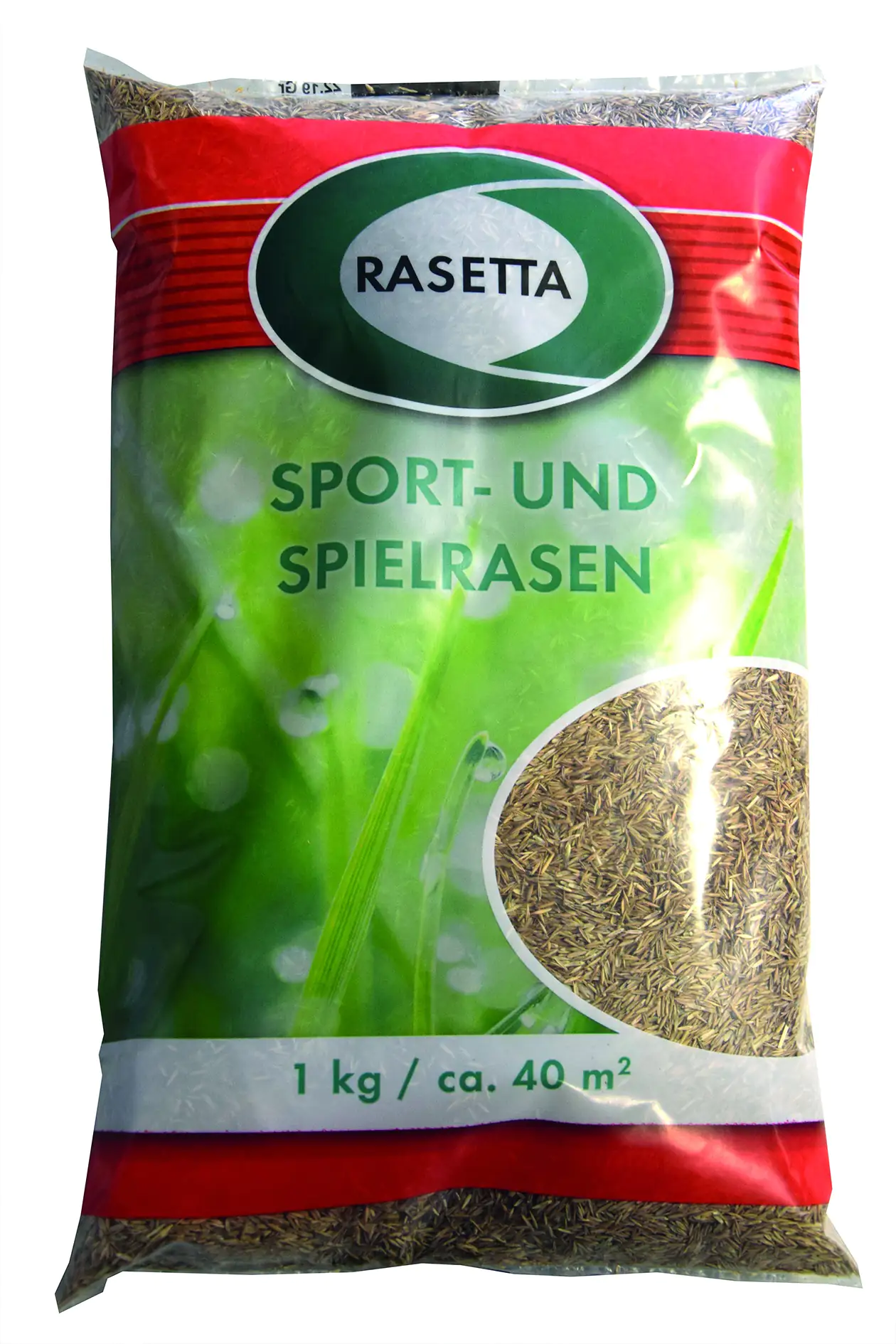 Rasetta Rasensaatgut Sport- & Spielrasen 1 kg, für ca. 40 m²