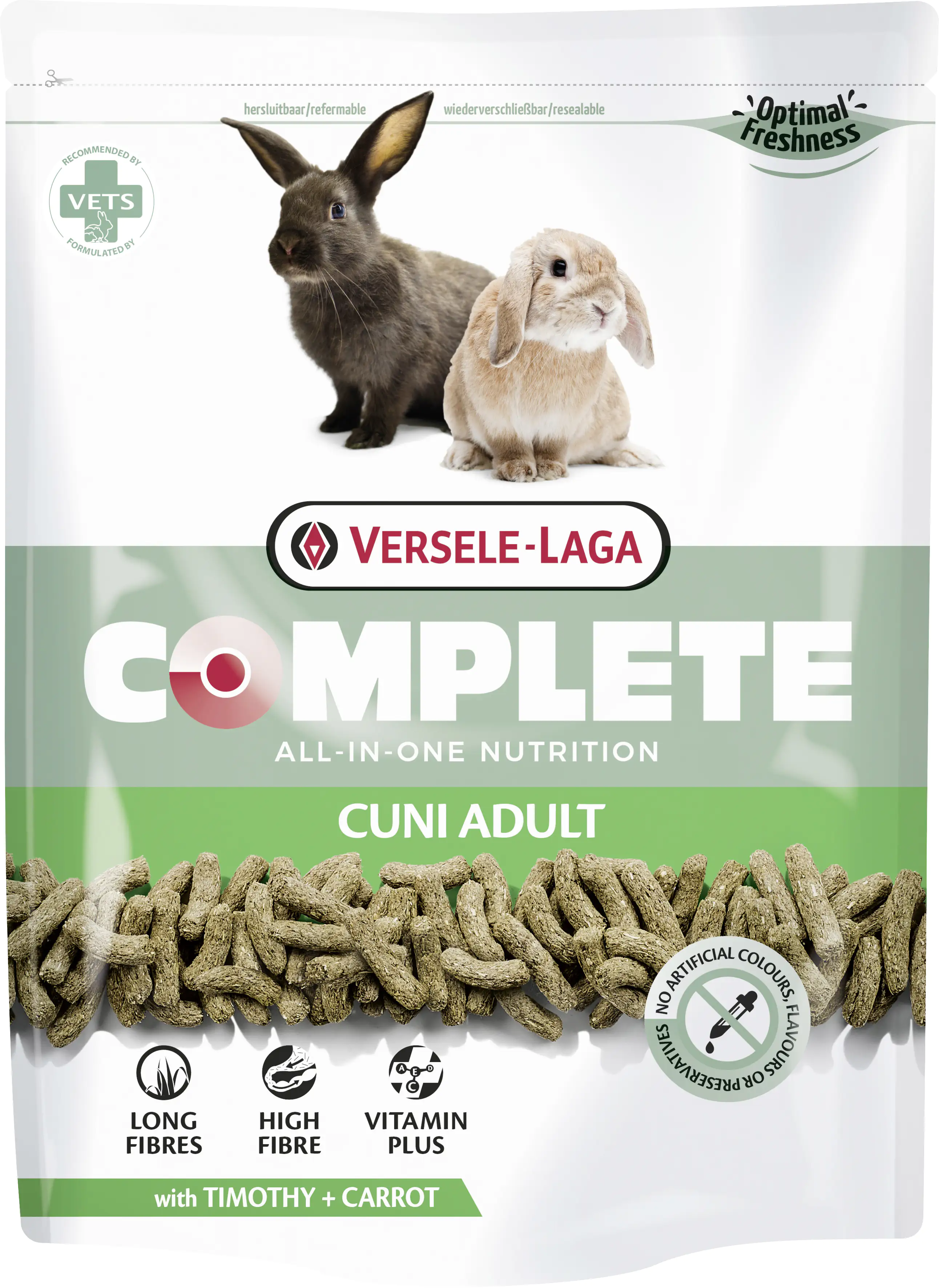 Complete Cuni Adult 500 g für erwachsene (Zwerg-)Kaninchen Complete Cuni Adult 500 g für erwachsene (Zwerg-)Kaninchen