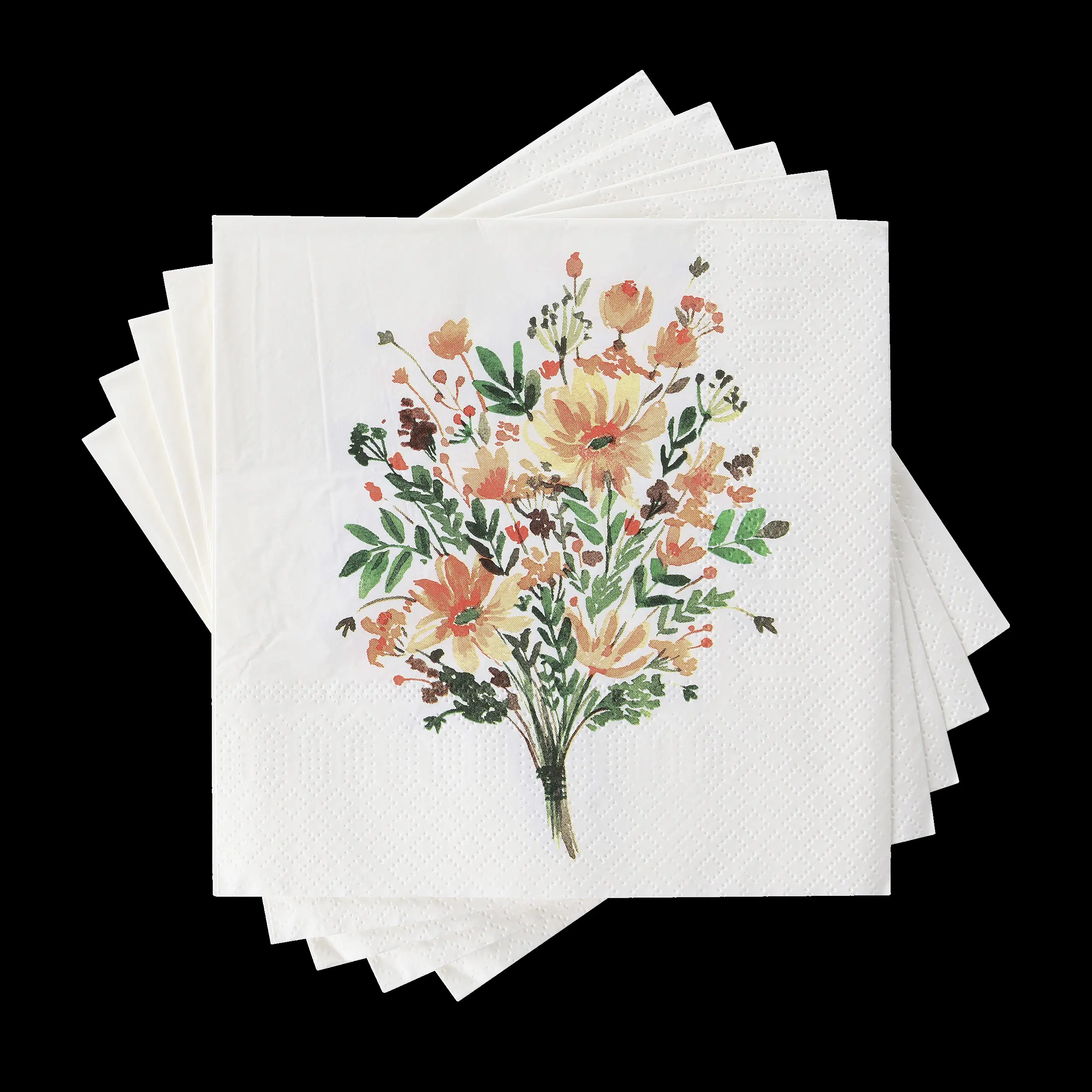 Eglo Servietten Motiv Blumenstrauß Mahuli bunt 17 x 17 cm - 20er Pack