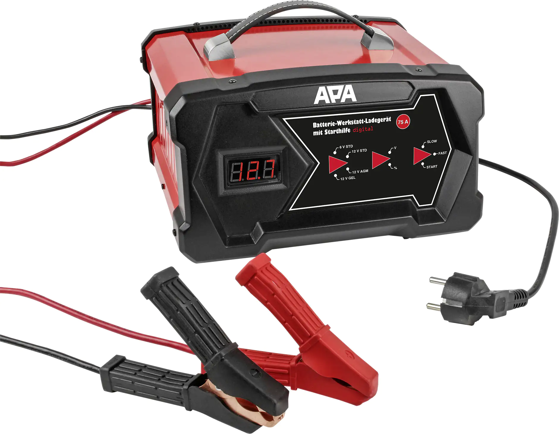 APA Batterie-Werkstatt-Ladegerät digital 6/12V 12A