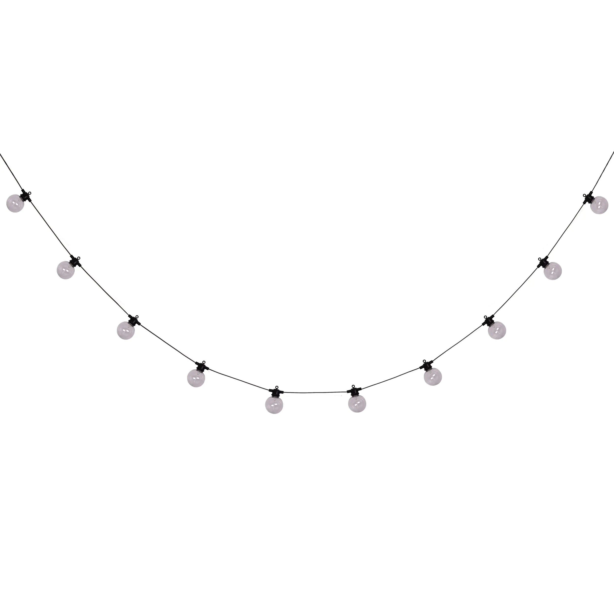 Light & More 10er LED Solar-Lichterkette 10 m warmweiß