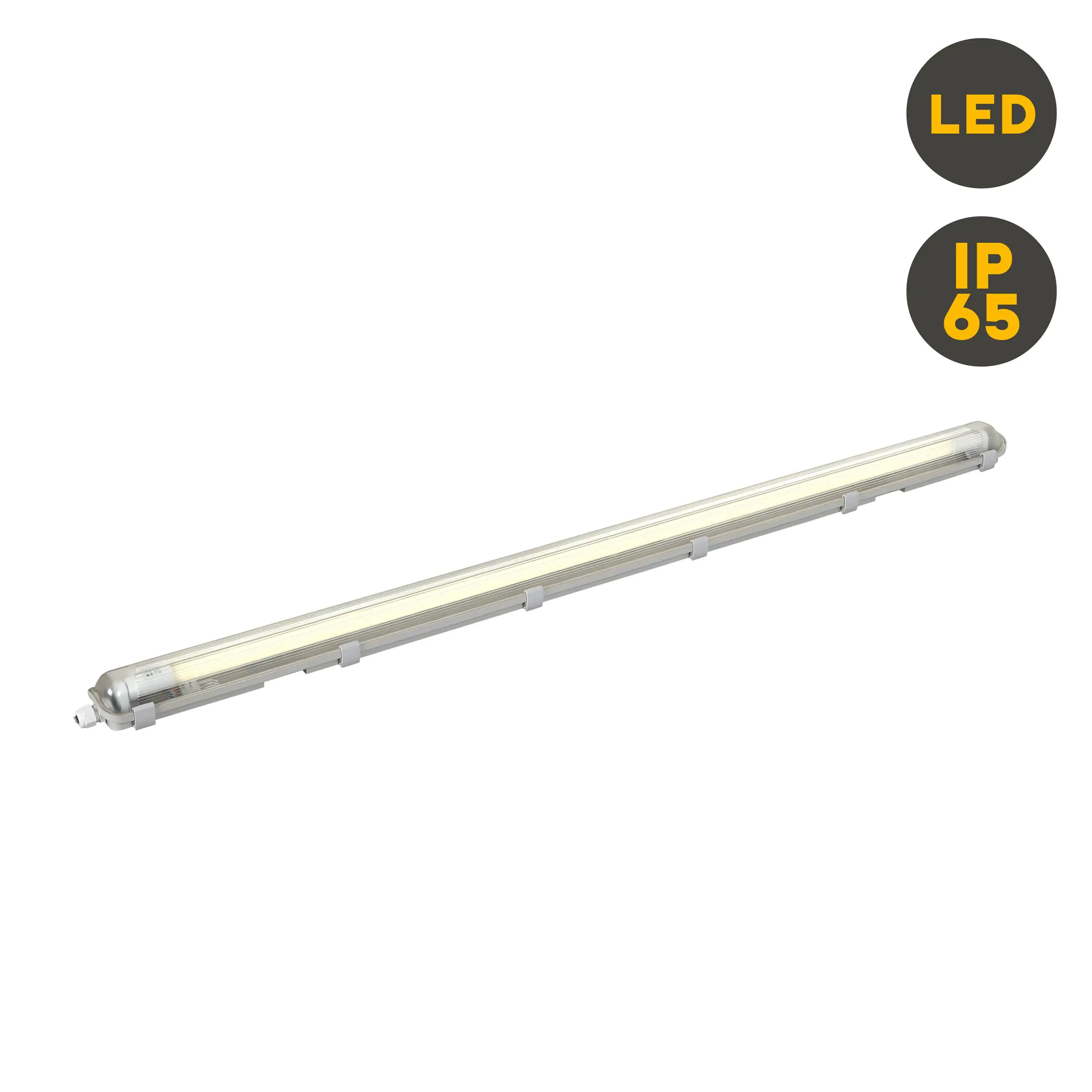 Light & More LED Feuchtraumleuchte 127 x 6,8 cm G13 T8 Light & More LED Feuchtraumleuchte 127 x 6,8 cm G13 T8