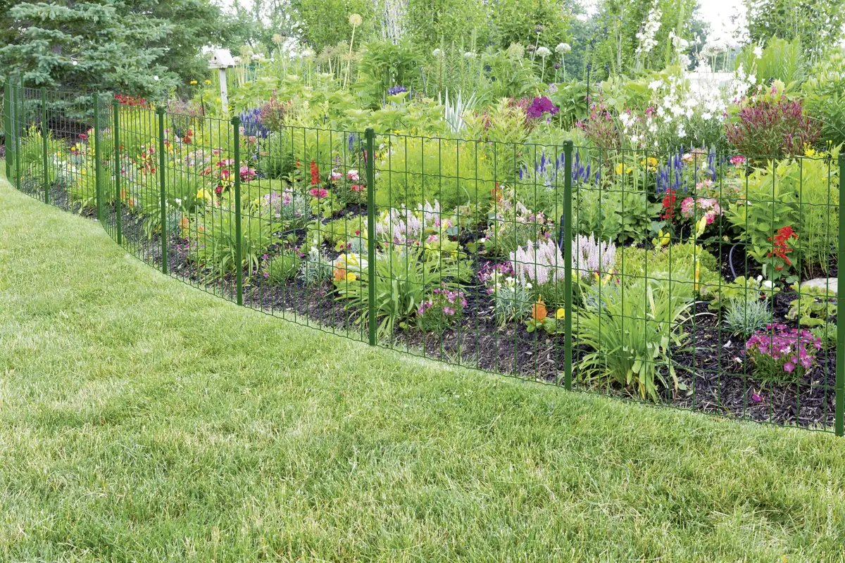 Alberts Ziergitter Deco 10 m 41 cm hoch grün