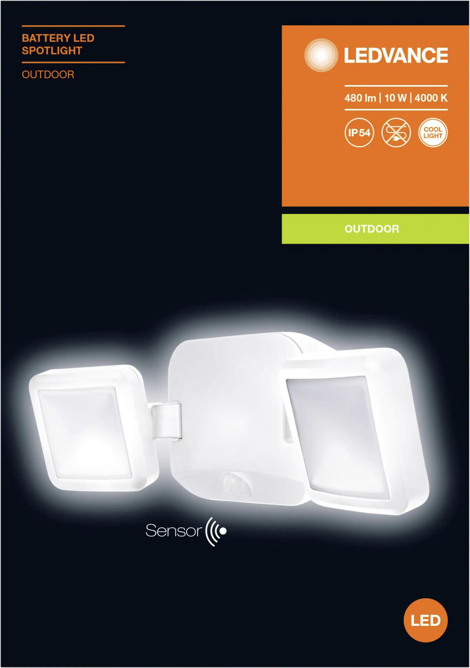 Ledvance LED Spotlight Double weiß