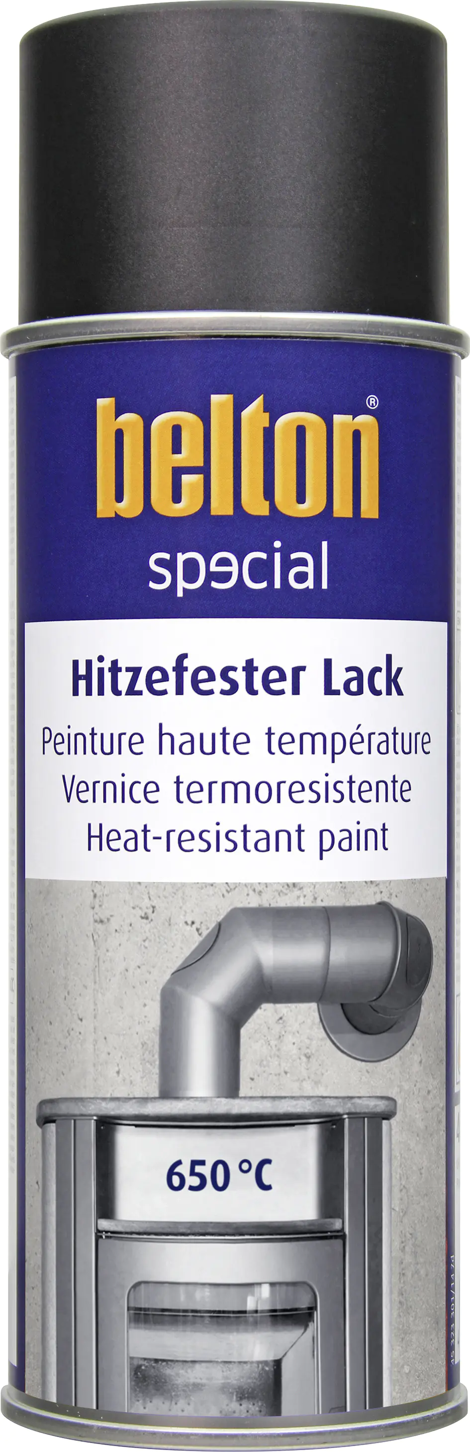 Belton special Lackspray Hitzefest bis 650° C 400 ml schwarz Belton special Lackspray Hitzefest bis 650° C 400 ml schwarz