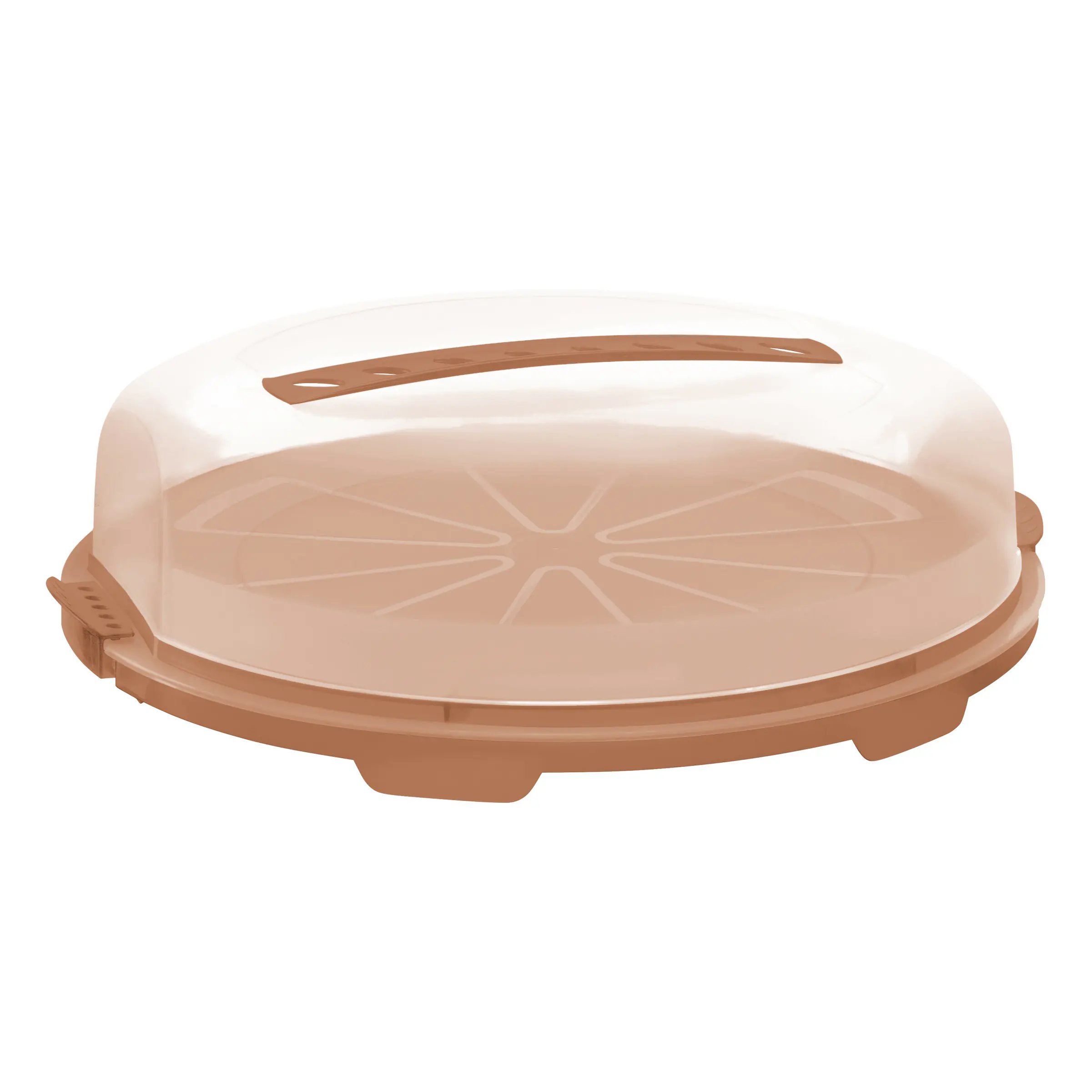 Rotho Tortenglocke flach Fresh Ø 35 x 12 cm koralle