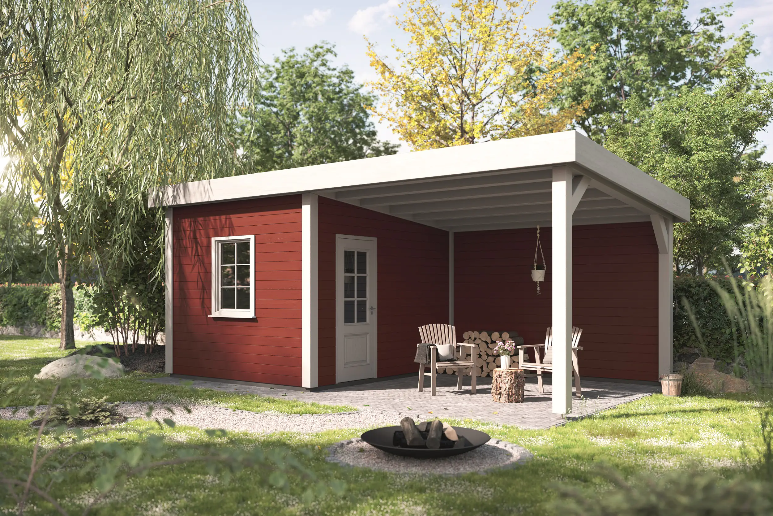 Alpina Wetterschutzfarbe 2,5 L schwedenrot Alpina Wetterschutzfarbe 2,5 L schwedenrot