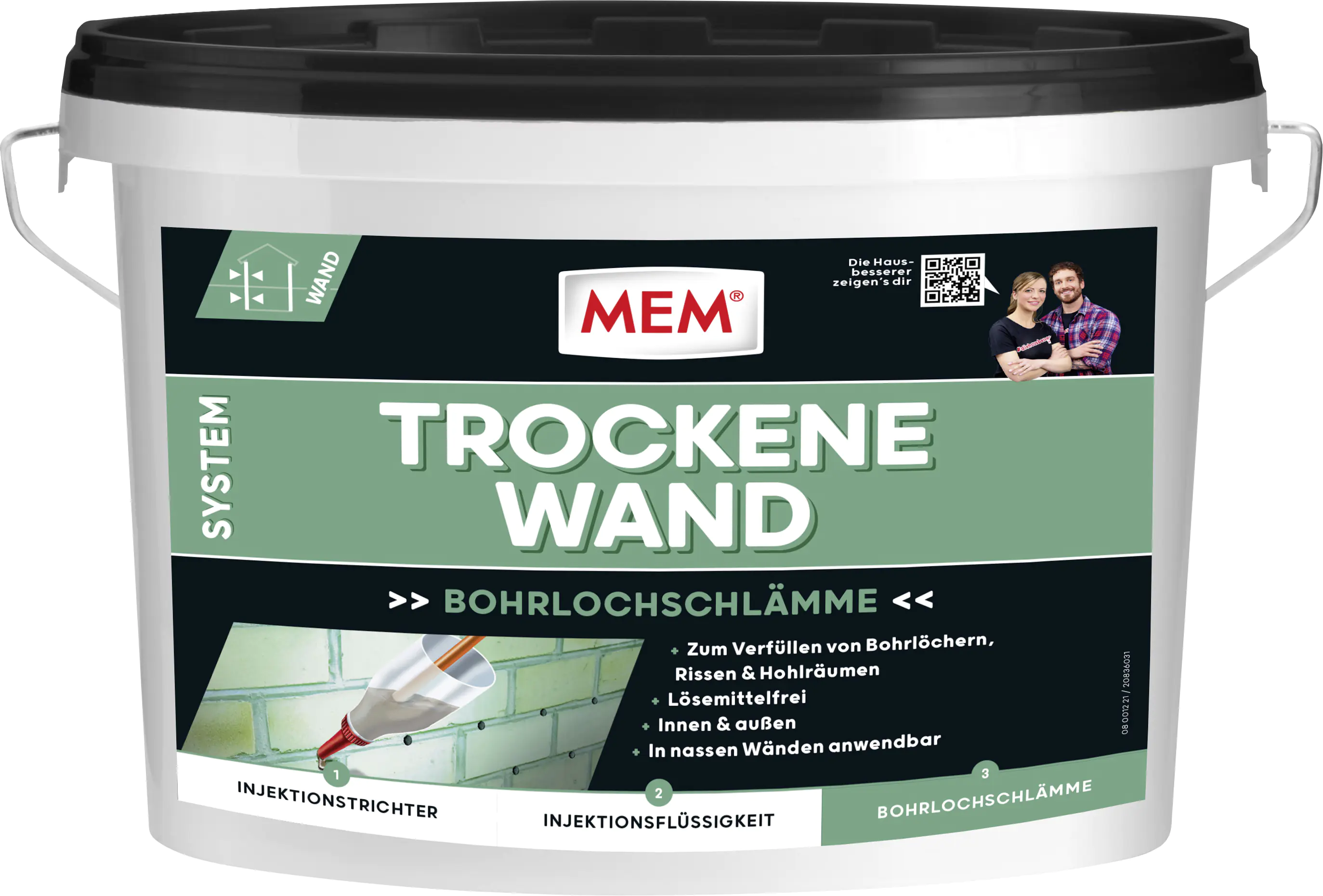 MEM Trockene Wand Bohrlochschlämme 2,5 kg MEM Trockene Wand Bohrlochschlämme 2,5 kg