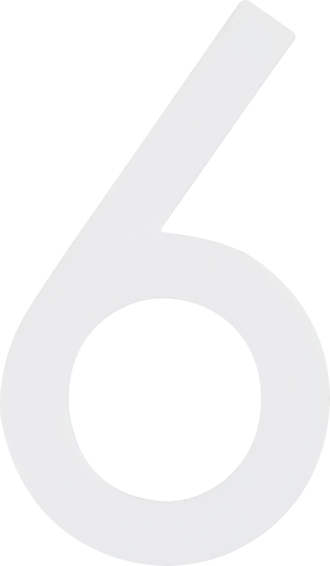 Alpertec Hausnummer 6 Selbstklebend Nachtleuchtend