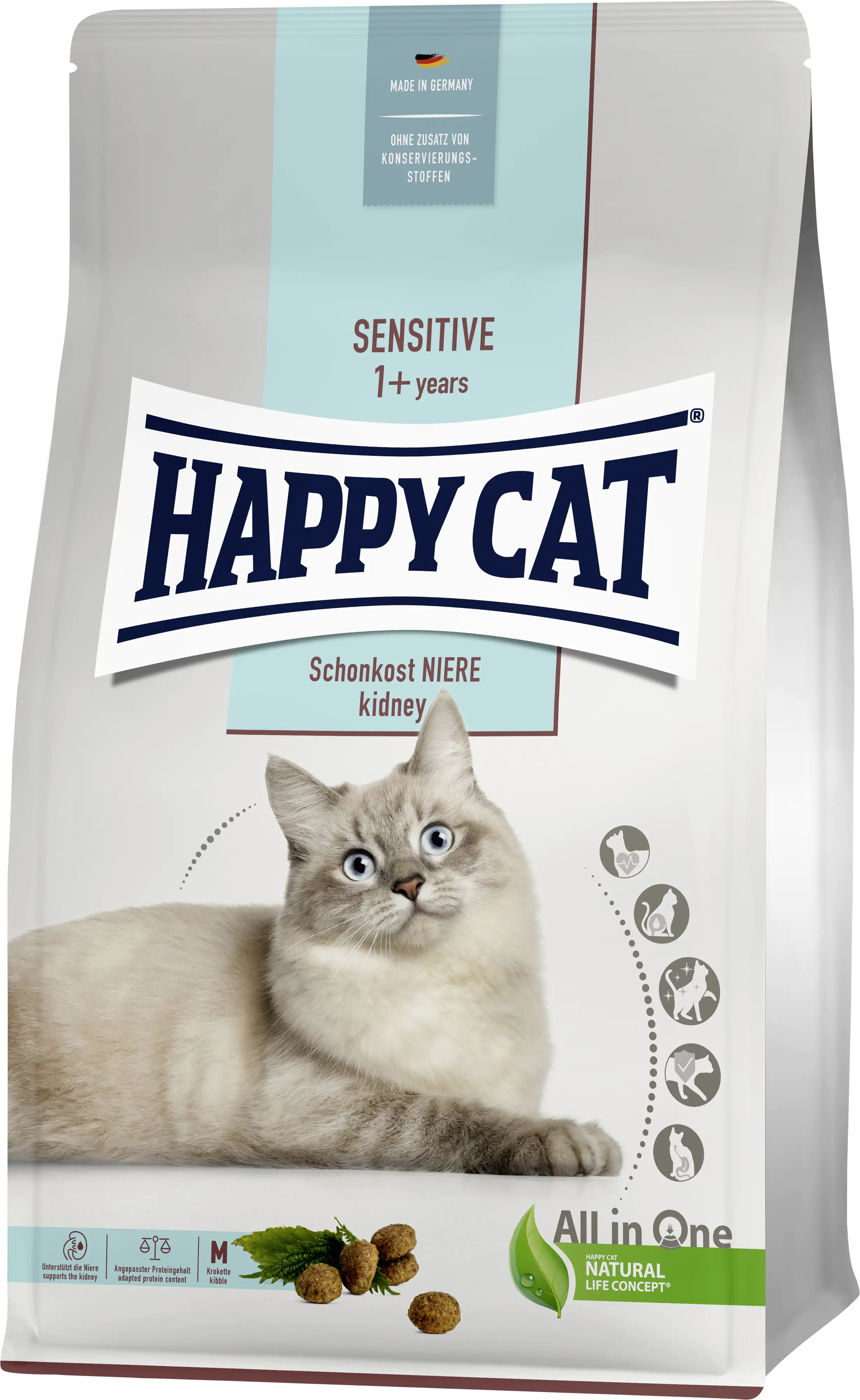 HappyCat Katzenfutter Sensitive Schonkost Niere 300 g