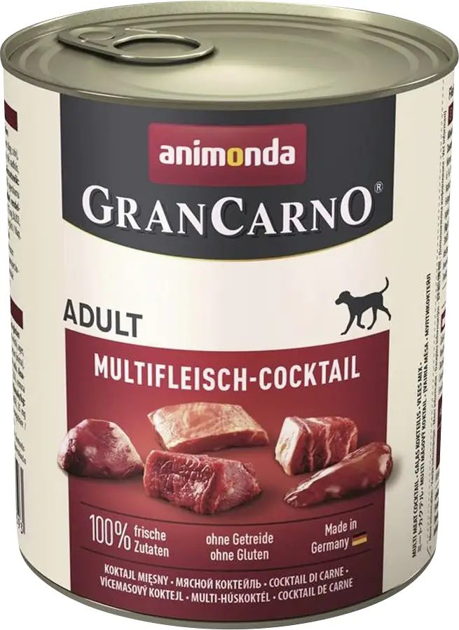 4017721827393 Animonda GranCarno Hundenassfutter Adult Multi-Fleischcocktail 800 g