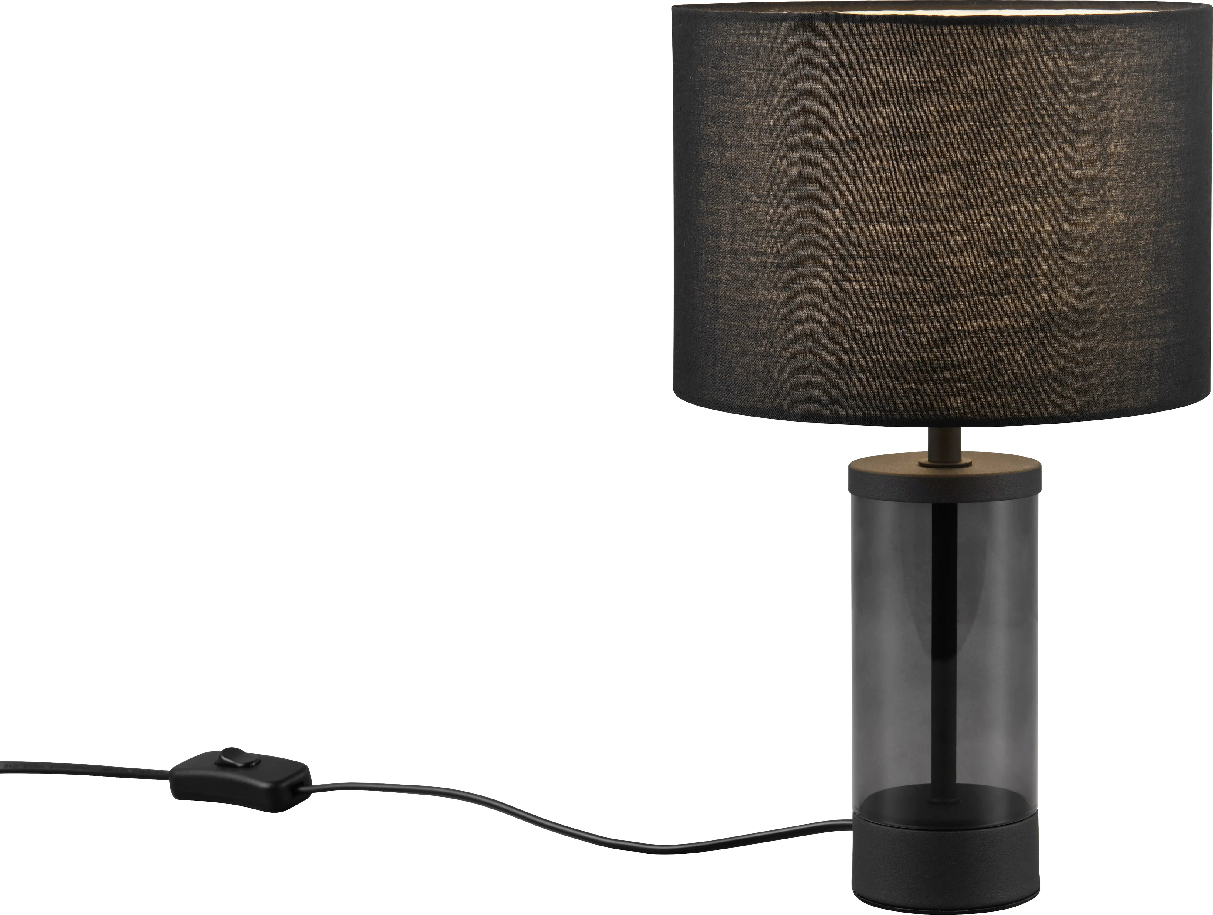 Trio Leuchten Tischleuchte Grazia E14, schwarz, Metall/Glas Trio Leuchten Tischleuchte Grazia E14, schwarz, Metall/Glas