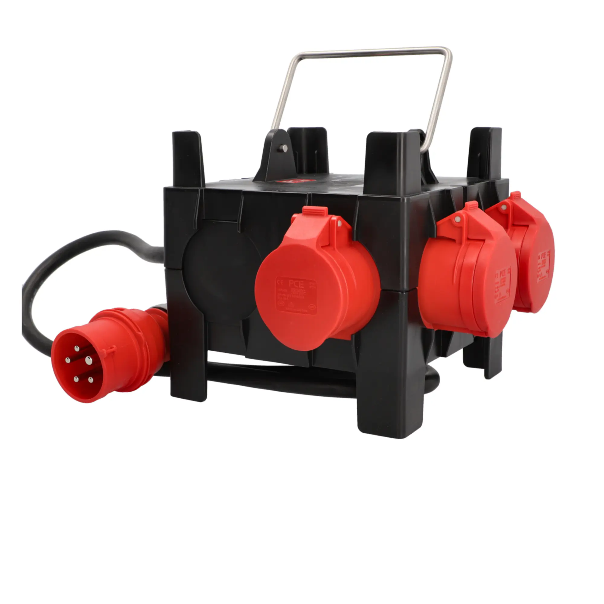 Unitec Stromverteiler mit 3x CEE-Steckdosen & 3x Schutzkontaktsteckdosen