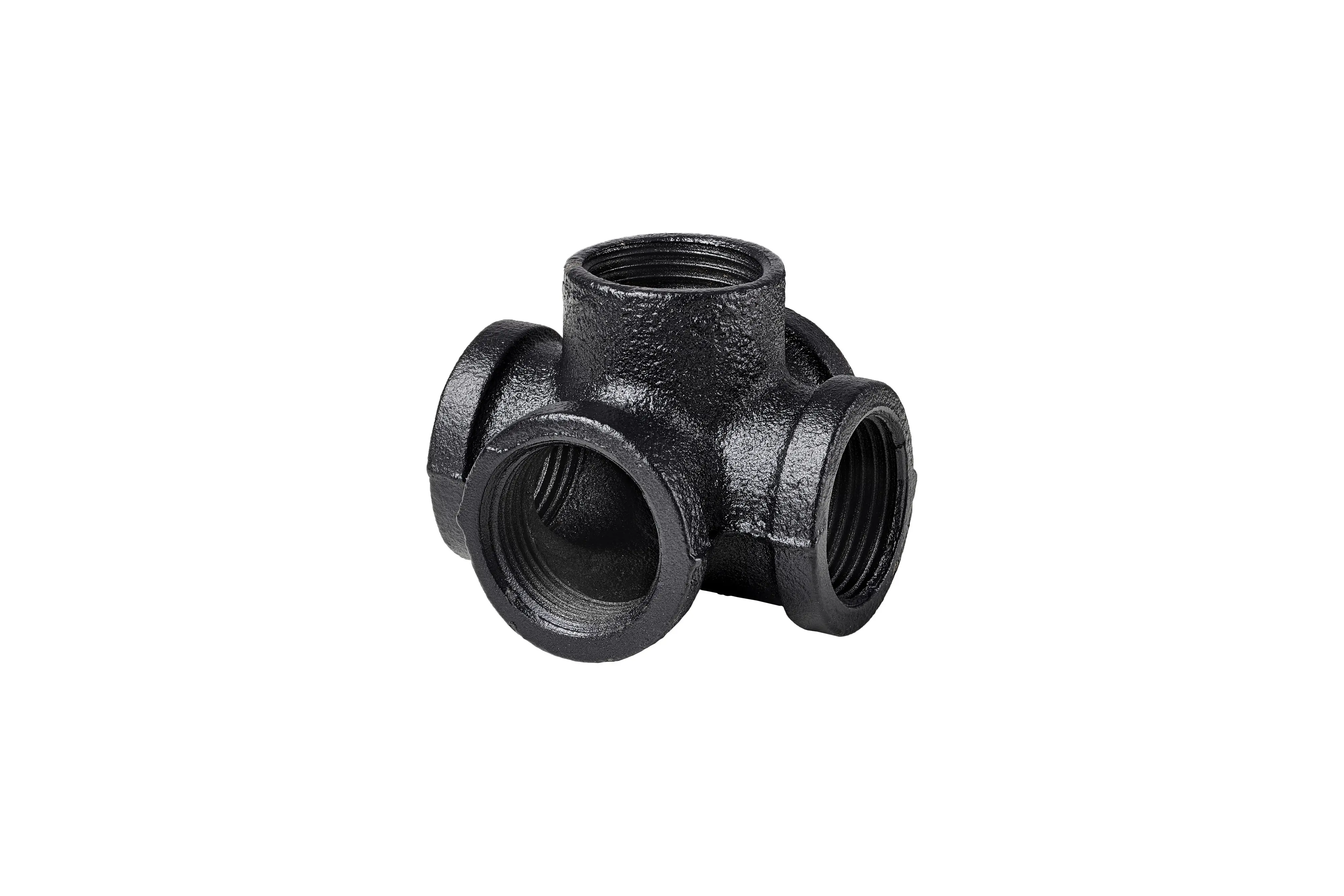 Dolle Eckverbinder für Pipe-Regalsystem 90° 20 mm (3/4") schwarz matt 5 Stück