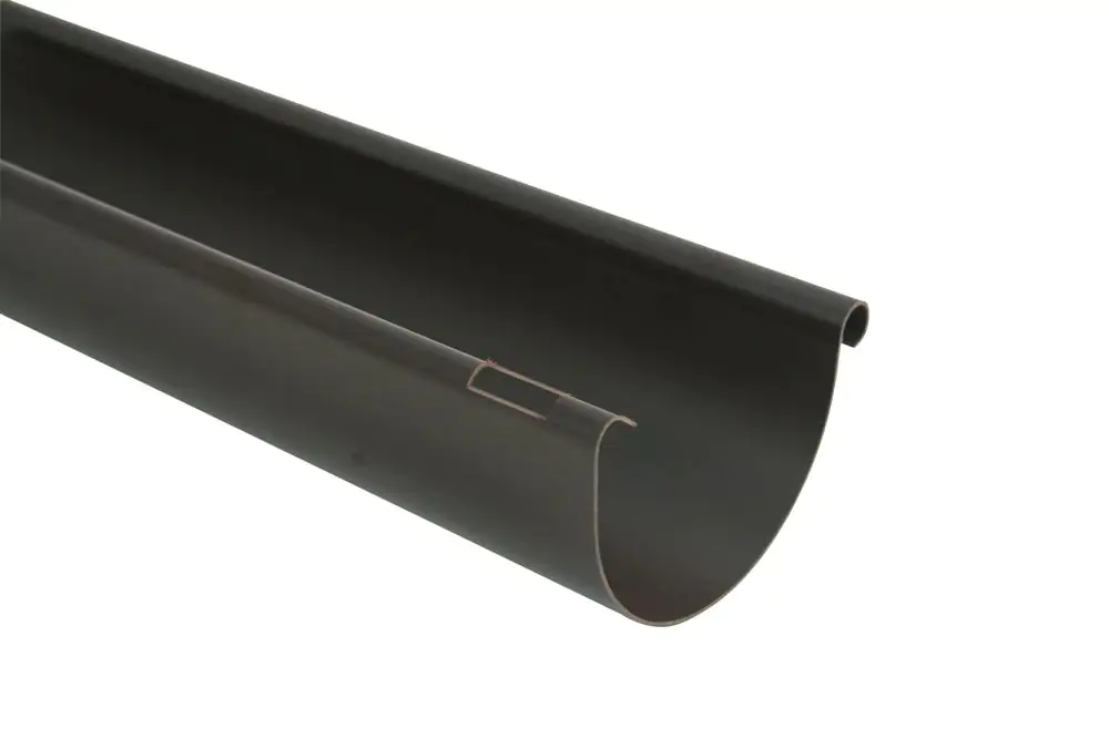 Marley Dachrinne NW 150 mm, 2 m, halbrund, braun