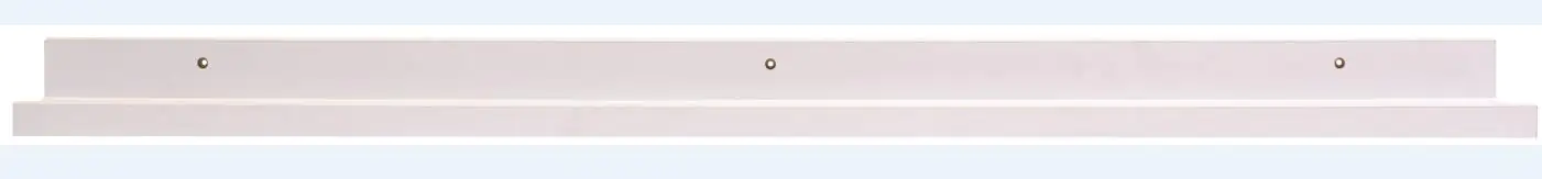 Bilderschiene  114 cm weiß